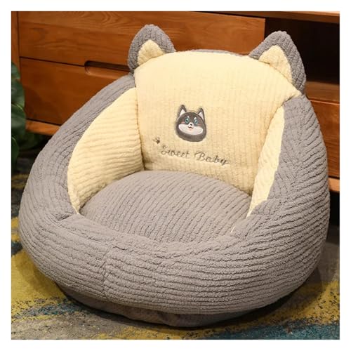 CKQshenKouyicKQ Cartoon süße Katze Futon Kissen weich gefüllt Plüsch Kissen Rückenkissen Sofa Haushalt verdickt Tatami Schlafzimmer Bodenkissen(2,55x35cm) von CKQshenKouyicKQ