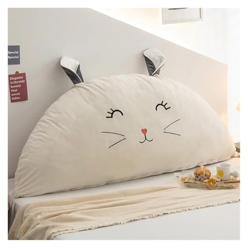 CKQshenKouyicKQ Niedliche Bären-Rückenlehne, superweich, dreieckig, for Kinderzimmer, Nachttisch, Füllkissen, abnehmbar, waschbar, Sofa-Rückenstütze, Tatami-Kissen(7,Fits 1.8m Bed) von CKQshenKouyicKQ