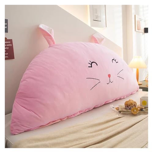 CKQshenKouyicKQ Niedliche Bären-Rückenlehne, superweich, dreieckig, for Kinderzimmer, Nachttisch, Füllkissen, abnehmbar, waschbar, Sofa-Rückenstütze, Tatami-Kissen(8,Fits 1.2m Bed) von CKQshenKouyicKQ