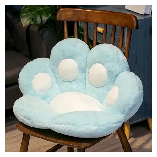 CKQshenKouyicKQ Niedliche Rückenkissen Plüsch Stuhlkissen Tier Sitzkissen Sofamatte Home Sofa Indoor Boden Winter Dekor Geschenk(Blue 70x60cm) von CKQshenKouyicKQ