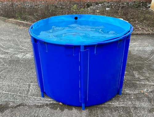 Segeltuch-Fischteich, oberirdischer Teich, oberirdische Teiche für Fische, großer, zusammenklappbarer, langlebiger Kunststoffteich mit Halterung für Koi-Haltebecken, Bewässerungsbandrahmen (1,5 x 1) Segeltuch-Fischteich, oberirdischer Teich, oberirdische Teiche für Fische, großer, zusammenklappbarer, langlebiger Kunststoffteich mit Halterung für Koi-Haltebecken, Bewässerungsbandrahmen (1,5 x 1) von CL CLC