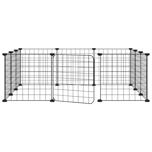 CLALER 105x105x35cm Freilaufgehege Kleintiere, Meerschweinchen Gehege, Gehege für Kleintiere, Schildkröten, Kaninchen, mit Tür, Stahl CLALER 105x105x35cm Freilaufgehege Kleintiere, Meerschweinchen Gehege, Gehege für Kleintiere, Schildkröten, Kaninchen, mit Tür, Stahl von CLALER