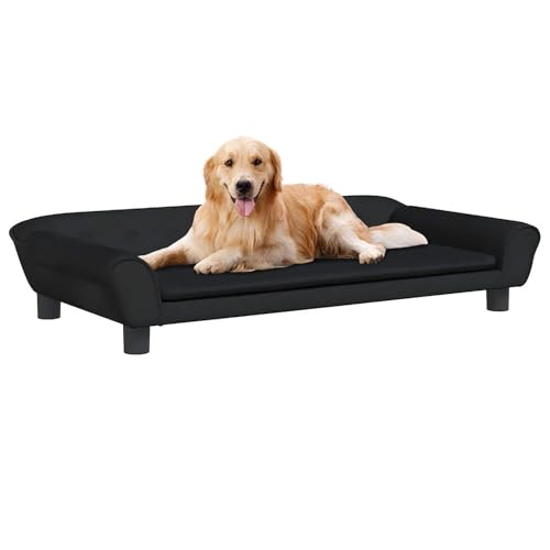 CLALER Hundesofa 100x50x21 cm Plüsch Hundecouch Hundebett Haustiersofa hundesofa für kleine Hunde, Grosse Hunde und mittlere Hunde, Schwarz CLALER Hundesofa 100x50x21 cm Plüsch Hundecouch Hundebett Haustiersofa hundesofa für kleine Hunde, Grosse Hunde und mittlere Hunde, Schwarz von CLALER