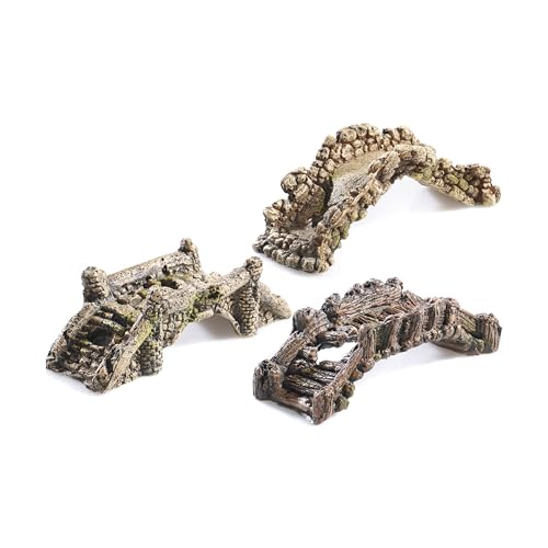 CLASSIC Aquarium Ornament Kleine Brücken 135x50x40mm Handbemalt Ungiftig Dekoration für Süßwasser Aquarium CLASSIC Aquarium Ornament Kleine Brücken 135x50x40mm Handbemalt Ungiftig Dekoration für Süßwasser Aquarium von CLASSIC