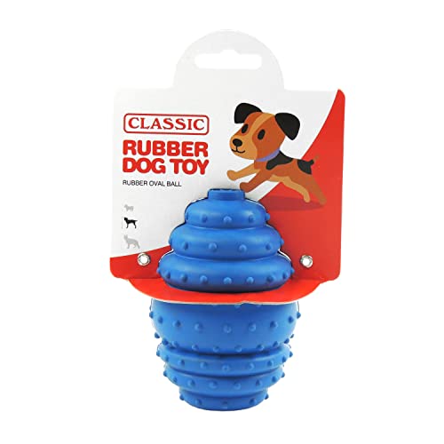 CLASSIC Hundespielzeug, oval, Gummi, 140 mm, Blau CLASSIC Hundespielzeug, oval, Gummi, 140 mm, Blau von CLASSIC
