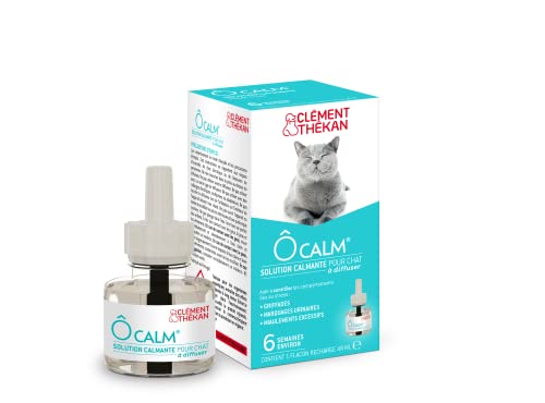 Clément Thékan Ô Calm Lösungsmittel für Katzen, Nachfüllpack, 48 ml von CLĒMENT THĒKAN