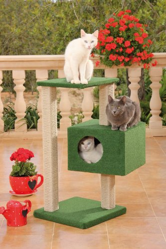 CLEVERCAT Outdoor-Superkratzboy. Ideal für Terasse oder Balkon. Frische Luft für Ihren Liebling. Mit schützender Wohnhöhle und Aussichtsetage 7420 CLEVERCAT Outdoor-Superkratzboy. Ideal für Terasse oder Balkon. Frische Luft für Ihren Liebling. Mit schützender Wohnhöhle und Aussichtsetage 7420 von CLEVERCAT