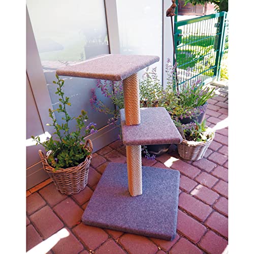 Clevercat Outdoormodell Terrasso Fiola. Ideal für die überdachte Terrasse oder den Balkon. Outdoorkratzen für Ihren Stubentiger. Made in Germany Clevercat Outdoormodell Terrasso Fiola. Ideal für die überdachte Terrasse oder den Balkon. Outdoorkratzen für Ihren Stubentiger. Made in Germany von CLEVERCAT
