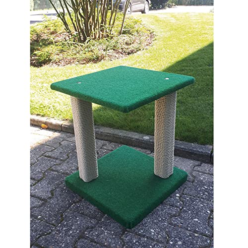 Clevercat Outdoormodell Terrasso Louis, Ideal für die überdachte Terrasse oder den Balkon. Outdoorkratzen für Ihren Stubentiger Made in Germany von CLEVERCAT