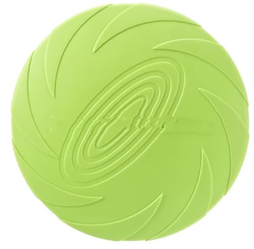 CLGoods Hundefrisbee - Schwimmfähiges Haustier-Fliegenscheiben-Spielzeug für Hunde, Trainings-Haustierbedarf (Grün) von CLGoods