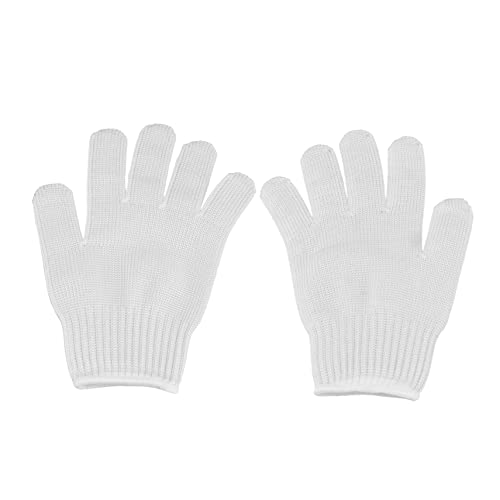 CLISPEED 1 Paar Parrot Bissfeste Handschuhe beißen Beständig Handschuhe zum Umgang mit Vögeln schützenvogel vogelschutz kratzfester Handschuh Trainingszubehör für Papageien Polyester Weiß von CLISPEED
