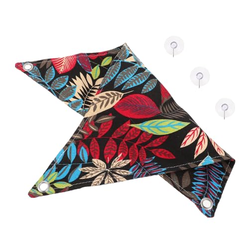 CLISPEED 1 Satz Lizard Hammock für Reptilien Hochwertige Hängematte für Eidechsen Leguane und Geckos Langlebig und Leicht zu Reinigen Fördert Aktivität und Spielspaß Schwarz Groß von CLISPEED