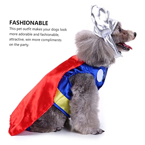 CLISPEED 1 Satz Pet Cosplay Kostüm für Witziges Halloween Outfit Atmungsaktive Kleidung für Haustiere für Partys und Fasching Kreatives Design für Süße CLISPEED 1 Satz Pet Cosplay Kostüm für Witziges Halloween Outfit Atmungsaktive Kleidung für Haustiere für Partys und Fasching Kreatives Design für Süße von CLISPEED