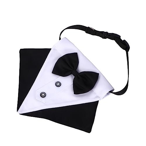 CLISPEED 1 Satz Stylisches Haustier Halsband mit Dreieckstuch für Schwarzes Kleines Halstuch für Outdoor Events Modisches Outfit für Partys CLISPEED 1 Satz Stylisches Haustier Halsband mit Dreieckstuch für Schwarzes Kleines Halstuch für Outdoor Events Modisches Outfit für Partys von CLISPEED