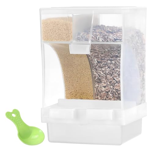 CLISPEED 1 Set Vogelzubehör Einfaches Sittichkäfigzubehör Vogelfutterspender Transparent Automatischer Vogelfutterspender Für Käfig Sittich Vogelfutterspender Sittichfutternapf CLISPEED 1 Set Vogelzubehör Einfaches Sittichkäfigzubehör Vogelfutterspender Transparent Automatischer Vogelfutterspender Für Käfig Sittich Vogelfutterspender Sittichfutternapf von CLISPEED
