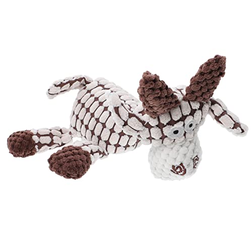 CLISPEED 1 Stück Interaktives Donkey Form Hundespielzeug Quietschendes Kauspielzeug aus Strapazierfähigem Baumwollseil für Hunde Aller Fördert Spiel und Interaktion CLISPEED 1 Stück Interaktives Donkey Form Hundespielzeug Quietschendes Kauspielzeug aus Strapazierfähigem Baumwollseil für Hunde Aller Fördert Spiel und Interaktion von CLISPEED