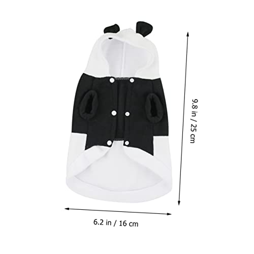 CLISPEED 1 Stück Panda Kostüm für Haustiere Niedliche Hundekleidung im Panda Design für Herbst und Winter Bequeme Tierbekleidung für Katzen CLISPEED 1 Stück Panda Kostüm für Haustiere Niedliche Hundekleidung im Panda Design für Herbst und Winter Bequeme Tierbekleidung für Katzen von CLISPEED