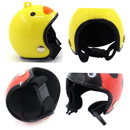 CLISPEED 1 Stück Schutz des Sicherheitshelms Schützen Hüte Für Hühner Vogel Kopfbedeckung Haustierhut Hühnerhut Hut Für Huhn Haustier Vogel Haustier Helm Kappe Hühnerzubehör Yellow von CLISPEED