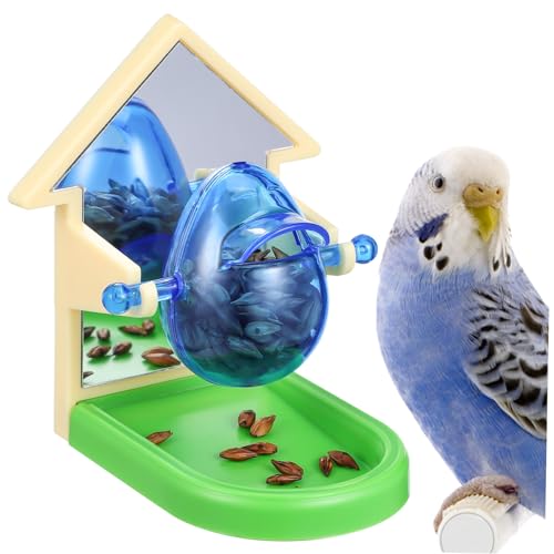 CLISPEED 1 Stück Trainingsspielzeug Haustiervogelspielzeug Futterspender für Haustiere Essen haustierbedarf intelligenzspielzeug Vogelfutterspender Haustier Plastik von CLISPEED