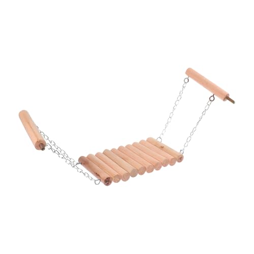 CLISPEED 1 Stück Vogelspielzeug aus Holz für Wellensittiche Kletterspielzeug mit Hängematte und Schaukel Käfigzubehör für Aktives Training und Natürliche Beschäftigung CLISPEED 1 Stück Vogelspielzeug aus Holz für Wellensittiche Kletterspielzeug mit Hängematte und Schaukel Käfigzubehör für Aktives Training und Natürliche Beschäftigung von CLISPEED
