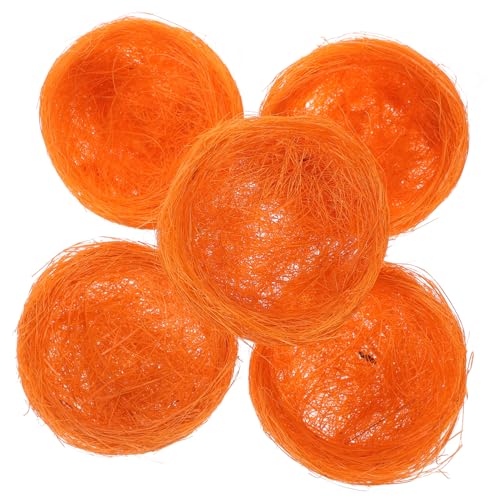 CLISPEED 10 Stück Gartendekoration Vogelnest für Gefälschtes Vogelnest dekoratives Vogelhaus Garten vogelnest Vögel Nest Decor Vogelnest-Ornamente gartenvögel betäuben Orange CLISPEED 10 Stück Gartendekoration Vogelnest für Gefälschtes Vogelnest dekoratives Vogelhaus Garten vogelnest Vögel Nest Decor Vogelnest-Ornamente gartenvögel betäuben Orange von CLISPEED