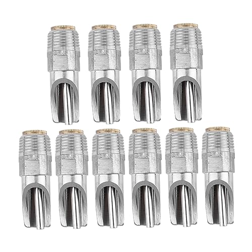 CLISPEED 10 Stück Schweine Trinker Heufresser Kaninchen Futterspender Verschütten Wasser Trinken Ratte Gestell Zubehör Für Hühnerställe Wärmer Frettchen Ventil Essen Silver Rostfreier Stahl CLISPEED 10 Stück Schweine Trinker Heufresser Kaninchen Futterspender Verschütten Wasser Trinken Ratte Gestell Zubehör Für Hühnerställe Wärmer Frettchen Ventil Essen Silver Rostfreier Stahl von CLISPEED
