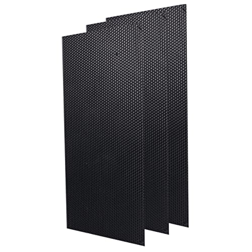 CLISPEED 10 Stück Teiliges Beekeeping Schwarze Kunststoff Bienenstock Basis Wabenrahmen Tiefe Nest Foundation für Bienenzucht Imker Anfänger Geeignet von CLISPEED