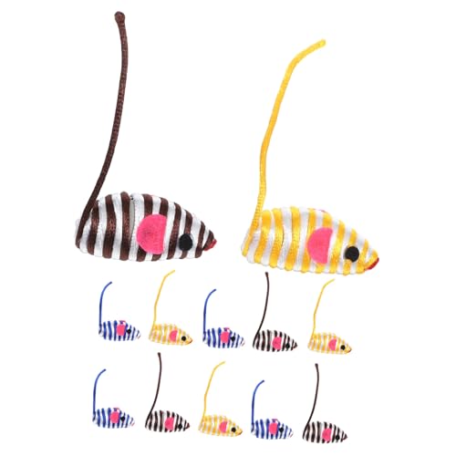 CLISPEED 12 Stück Elastische Seilmaus für Katzen Interaktives Katzenspielzeug Zufälligen Langlebig und Attraktiv für Krallenpflege Zufällige Farbe CLISPEED 12 Stück Elastische Seilmaus für Katzen Interaktives Katzenspielzeug Zufälligen Langlebig und Attraktiv für Krallenpflege Zufällige Farbe von CLISPEED
