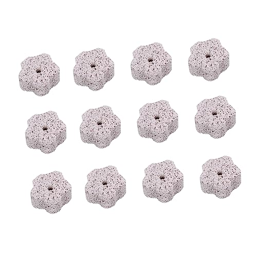 CLISPEED 12 Stück Schleifstein Für Tierzähne Nagetier Groß Klein Kaninchen Haustier Hamster Hase Chinchilla Tierischer Molarenstein Zähne Aus Mineralstein Mineralien Light Grey von CLISPEED
