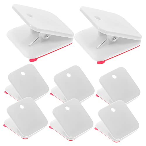 CLISPEED 12Stücke Selbstklebende Wandklammern Für Pee Pads Wandteppichbügel Und Töpfchenhalter Für Einfache Anbringung Jeder Glatten Oberfläche CLISPEED 12Stücke Selbstklebende Wandklammern Für Pee Pads Wandteppichbügel Und Töpfchenhalter Für Einfache Anbringung Jeder Glatten Oberfläche von CLISPEED