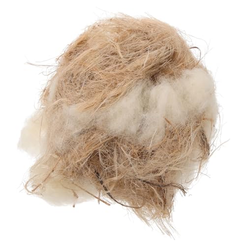 CLISPEED 1Packung Vogelnestmaterial aus Natürlichem Material für Nester und Verstecke Mischung für Hamster und Meerschweinchen Sicheres und Nistmaterial von CLISPEED