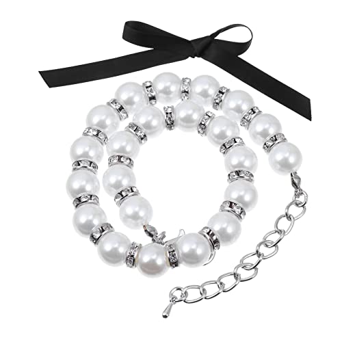 CLISPEED 1Satz Haustier Imitation Für Perlenhalskette Dekoration Für Haustiere Katzenbedarf Und Hundeaccessoires CLISPEED 1Satz Haustier Imitation Für Perlenhalskette Dekoration Für Haustiere Katzenbedarf Und Hundeaccessoires von CLISPEED
