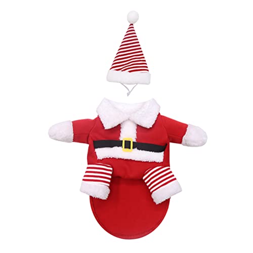 CLISPEED 1Satz Haustier Weihnachtskostüm Für Katzen Warmes Kostüm Mit Weihnachtsmütze Für Weihnachtsfeiern Und Partys Gemütlicher Plüschstoff Verkleidung CLISPEED 1Satz Haustier Weihnachtskostüm Für Katzen Warmes Kostüm Mit Weihnachtsmütze Für Weihnachtsfeiern Und Partys Gemütlicher Plüschstoff Verkleidung von CLISPEED