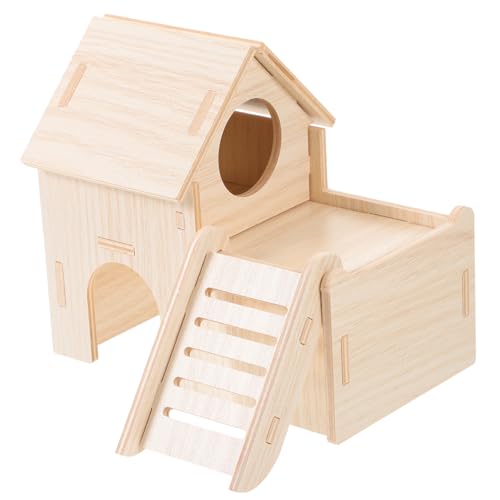CLISPEED 1Satz Kleintierversteck Aus Holz Für Hamster Und Meerschweinchen Stöckige Verschleißfeste Als Rückzugsort Für Kleine Haustierkäfig Zubehör CLISPEED 1Satz Kleintierversteck Aus Holz Für Hamster Und Meerschweinchen Stöckige Verschleißfeste Als Rückzugsort Für Kleine Haustierkäfig Zubehör von CLISPEED