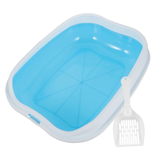 CLISPEED 1Satz Offene Katzentoilette Mit Splash Funktion Halboffene Katzenstreu Pfanne Große Kapazität Lösung Für Kätzchen Und Erwachsene Katzen CLISPEED 1Satz Offene Katzentoilette Mit Splash Funktion Halboffene Katzenstreu Pfanne Große Kapazität Lösung Für Kätzchen Und Erwachsene Katzen von CLISPEED