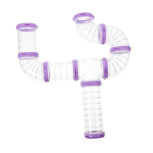 CLISPEED 1Satz Teiliges Hamster Röhrenset DIY Tunnel Für Hamsterkäfig Meerschweinchen Rohre Spieltunnel Für Kleintiere Zubehör Für Hamster Und Ratten Design von CLISPEED