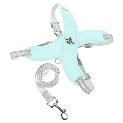 CLISPEED 1Satz Verstellbares Hundegeschirr Für Welpen Reflektierende Haustierweste Mit Leine Verschleißfestes Design Für Outdoor Aktivitäten von CLISPEED
