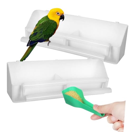 CLISPEED 1Satz Vogelschalen Für Käfige Papageienfutterbecher Mit Futterlöffel Futterspender Und Wasserspender Für Käfigzubehör Für Kleine Und Mittelgroße Sittiche CLISPEED 1Satz Vogelschalen Für Käfige Papageienfutterbecher Mit Futterlöffel Futterspender Und Wasserspender Für Käfigzubehör Für Kleine Und Mittelgroße Sittiche von CLISPEED
