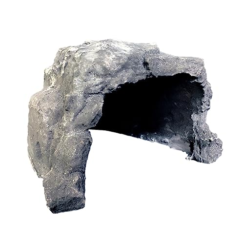 CLISPEED 1Stück Dekorative Reptilienversteckhöhle Aus Harz Landschaftsdekor Für Terrarien Und Aquarien Zufällige Für Eidechsen Frösche Und Andere Reptilien von CLISPEED