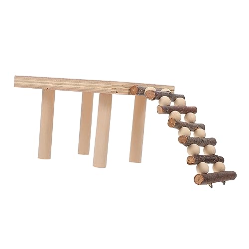 CLISPEED 1Stück Hamster Käfig Holz Stöckige Holzständer Für Zwerghamster Syrische Hamster Und Andere Kleine Haustiere von CLISPEED