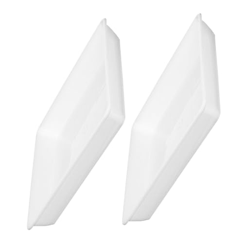 CLISPEED 2 Quadratische Pflanzenuntersetzer: Verdicktes Blumentopftablett Aus Kunststoff, 24,9 cm, Untersetzer Für Sukkulenten-pflanzgefäße, Für Die Wasserableitung Im Innen- Und CLISPEED 2 Quadratische Pflanzenuntersetzer: Verdicktes Blumentopftablett Aus Kunststoff, 24,9 cm, Untersetzer Für Sukkulenten-pflanzgefäße, Für Die Wasserableitung Im Innen- Und von CLISPEED