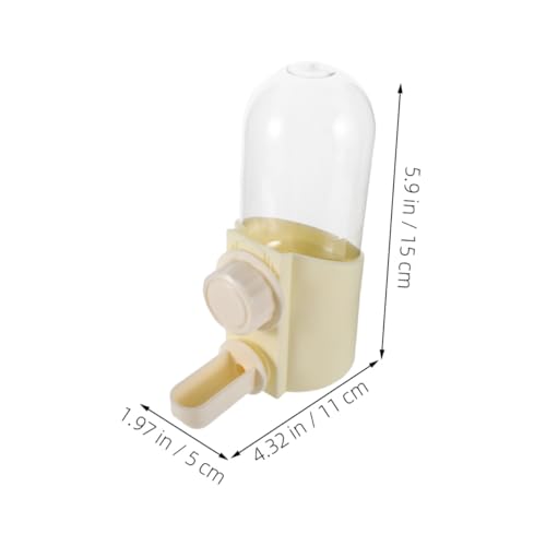 CLISPEED 2 STÜCK Vogel Wasserspender mit Futterrinne aus Rutin für Käfige Praktische Trink Futterlösung für Papageien Tauben Wellensittiche und Kleine Haustiere Einfach zu Reinigen und CLISPEED 2 STÜCK Vogel Wasserspender mit Futterrinne aus Rutin für Käfige Praktische Trink Futterlösung für Papageien Tauben Wellensittiche und Kleine Haustiere Einfach zu Reinigen und von CLISPEED