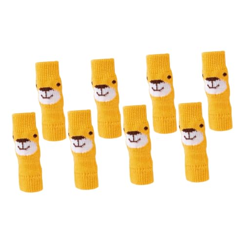 CLISPEED 2 Sätze Anti Kratz Hundesocken Pfotenschutz Hundebeinschoner rutschfest Atmungsaktiv für Kleine Hunde Gelb Weiches Hautfreundliches Material Bietet Sicheren Griff und Komfort CLISPEED 2 Sätze Anti Kratz Hundesocken Pfotenschutz Hundebeinschoner rutschfest Atmungsaktiv für Kleine Hunde Gelb Weiches Hautfreundliches Material Bietet Sicheren Griff und Komfort von CLISPEED