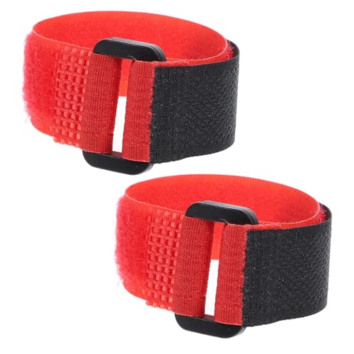 CLISPEED 2 Stück Anti-Verhaken-Hahnhalsband Hühnergeräuschstopper Hahnhalsband, um das Krähen zu stoppen Hähne Hähnchenhalsband für kein krähender Kragenhahn Anti-Crowing-Bänder Nylon rot von CLISPEED