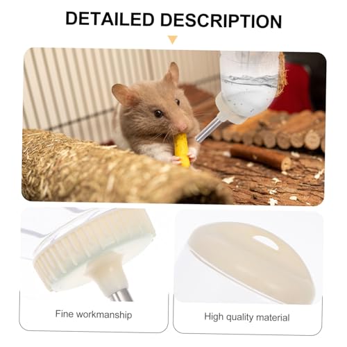 CLISPEED 2 Stück Auslaufsichere Kleintier Trinkflaschen Wasserspender für Kaninchen Meerschweinchen Chinchilla mit Langlebigem Einfachem Design und Praktischer Befestigung CLISPEED 2 Stück Auslaufsichere Kleintier Trinkflaschen Wasserspender für Kaninchen Meerschweinchen Chinchilla mit Langlebigem Einfachem Design und Praktischer Befestigung von CLISPEED