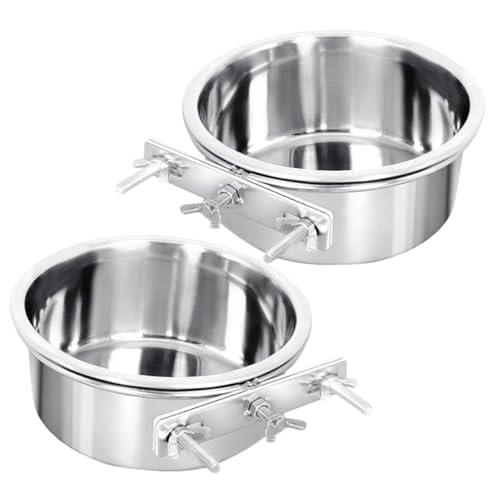CLISPEED 2 Stück Hängende Futternäpfe für Hunde Katzen Abnehmbar Glatt Leicht zu Reinigen Langlebig für Welpen und Kätzchen Sicherer für Haustiere Tiefe CLISPEED 2 Stück Hängende Futternäpfe für Hunde Katzen Abnehmbar Glatt Leicht zu Reinigen Langlebig für Welpen und Kätzchen Sicherer für Haustiere Tiefe von CLISPEED