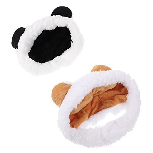 CLISPEED 2 Stück Haustier Dekohut Hundekappe Kegelschutz Hundeshampoo Haustierhüte Für Kleintiere Duschhaube Für Hunde Welpenhut Kapuzenpullover Thermohut Für Hunde Haustier von CLISPEED