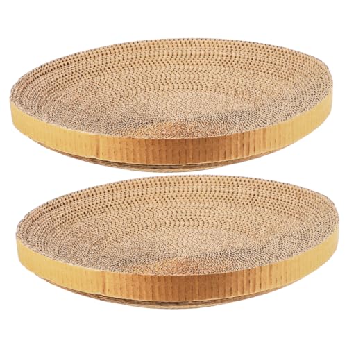 CLISPEED 2 Stück Kratzbrett Ersatzpads Recycelte Verschleißfeste Wellpappe Nachhaltiges Katzenkratzbrett für Kratzspaß und Stabilität im Katzenalltag CLISPEED 2 Stück Kratzbrett Ersatzpads Recycelte Verschleißfeste Wellpappe Nachhaltiges Katzenkratzbrett für Kratzspaß und Stabilität im Katzenalltag von CLISPEED