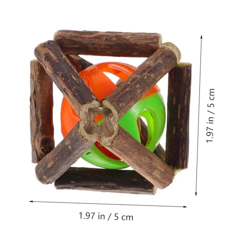 CLISPEED 2 Stück Natürliche Katzenminze Kauspielzeuge aus Actinidia Polygama Langlebige Zahnpflegebälle für Indoor Katzen Stressabbauende Molaren Spielzeuge zur Zahnreinigung und von CLISPEED