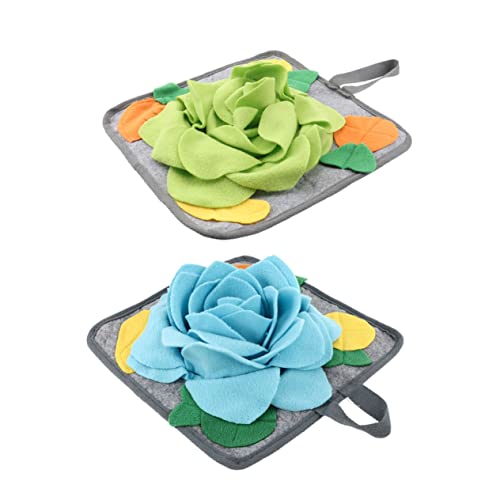 CLISPEED 2 Stück Kaninchen Kissen Für Langsames Fressen Fleece-Matte Mit Prägung Relief Schnüffelmatte Für Häschen rutschfeste Unterseite Waschbar CLISPEED 2 Stück Kaninchen Kissen Für Langsames Fressen Fleece-Matte Mit Prägung Relief Schnüffelmatte Für Häschen rutschfeste Unterseite Waschbar von CLISPEED